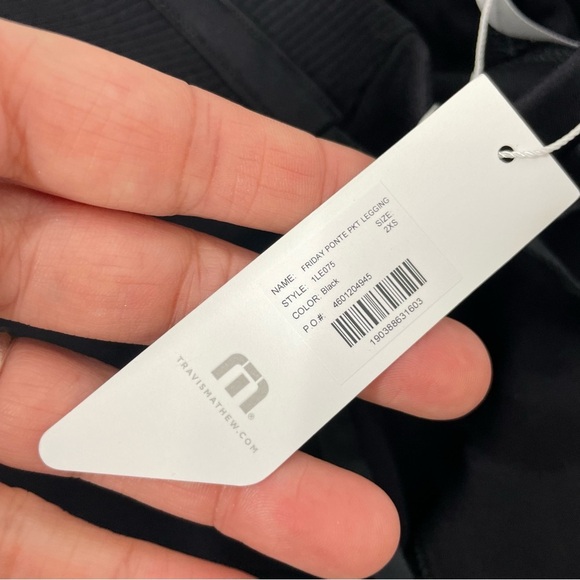 Travis Mathew Friday Ponte Pocket Leggings XXS NWT 600 - Picture 6 of 7